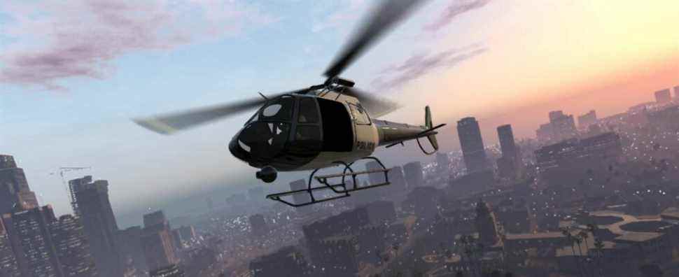 Grand Theft Auto 5 Police Maverick helicopter