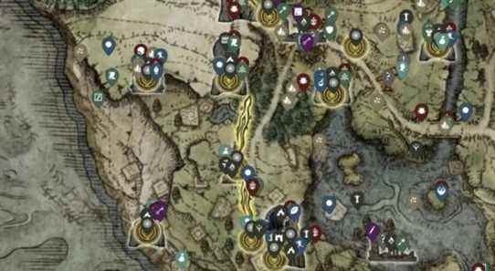 Cette carte Elden Ring est un compagnon interactif de vos aventures dans The Lands Between