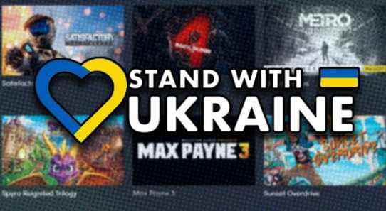 Deux lots de jeux caritatifs massifs ont maintenant permis de récolter plus de 12 millions de dollars pour l'Ukraine