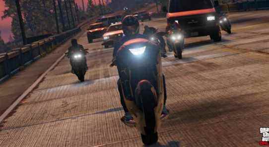 GTA Online Motorcycle Chase
