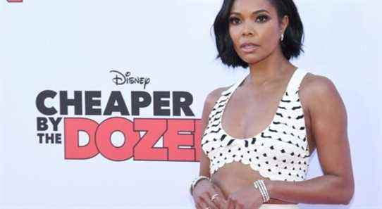 Gabrielle Union arrives at Disney's CHEAPER BY THE DOZEN World Premiere held at the El Capitan Theater in Hollywood, CA on Wednesday, ​March 16, 2022. (Photo By Sthanlee B. Mirador/Sipa USA)(Sipa via AP Images)