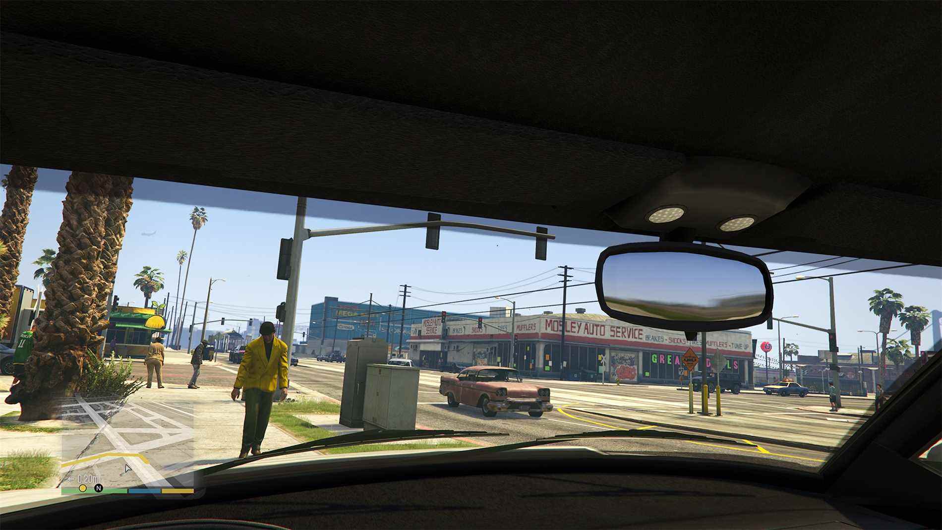Grand Theft Auto V GTA5 miroirs miroir réflexion gameplay technique défi de conception de jeu ray tracing