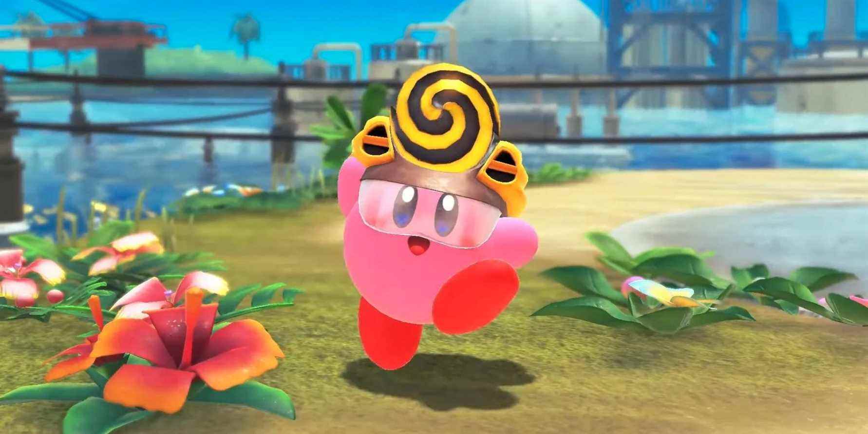 Nouvelles capacités de Kirby et la terre oubliée