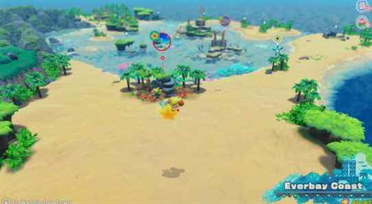 Kirby et le guide Forgotten Land: Liste des missions Everbay Coast