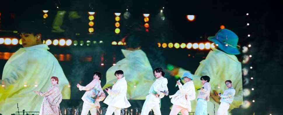 Le concert « BTS Permission to Dance on Stage » rapporte 32 millions de dollars au box-office mondial