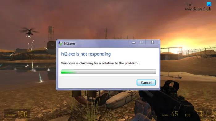 Le correctif hl2.exe ne répond pas ou a cessé de fonctionner sur un PC Windows