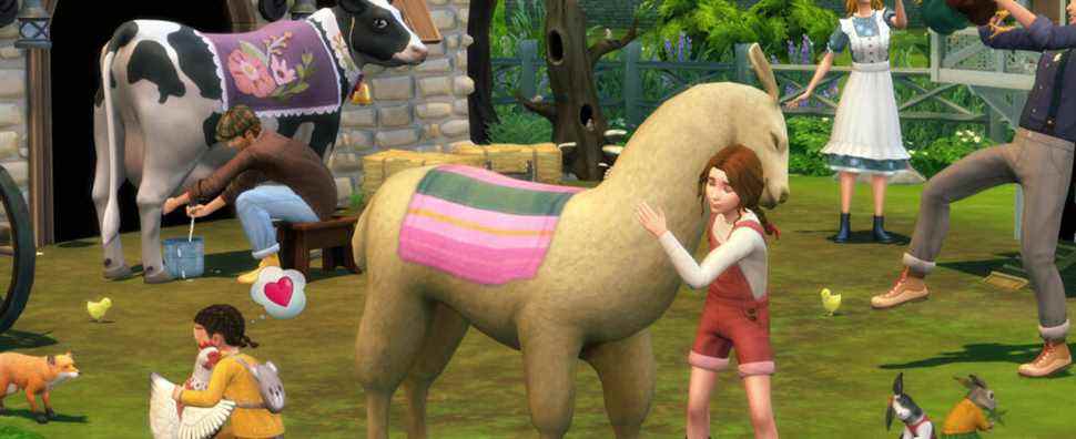 Les Sims 4 Cottage Living présente les lamas, l'agriculture et la ville de Henford-on-Bagley