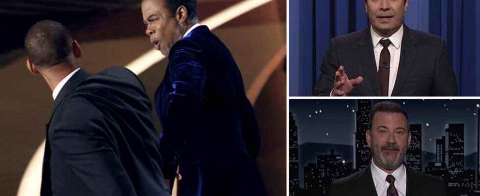 Les hôtes de fin de soirée déballent Will Smith giflant Chris Rock aux Oscars : « Personne n'a levé le petit doigt !  Spider-Man était là !"  Les plus populaires doivent être lus Inscrivez-vous aux bulletins d'information sur les variétés Plus de nos marques