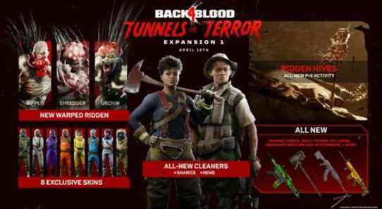 L'extension Back 4 Blood's Tunnels Of Terror arrive le 12 avril
