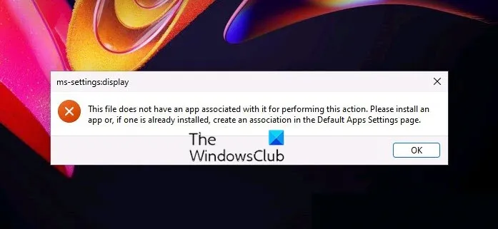 Correction de l'erreur ms-settings-display sous Windows