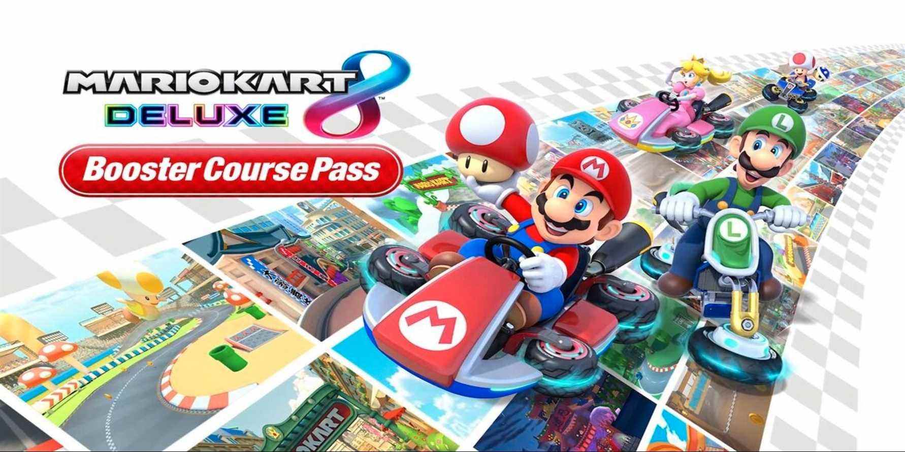 Mario Kart 8 Deluxe Booster Course Pack Key Art Thumbnail