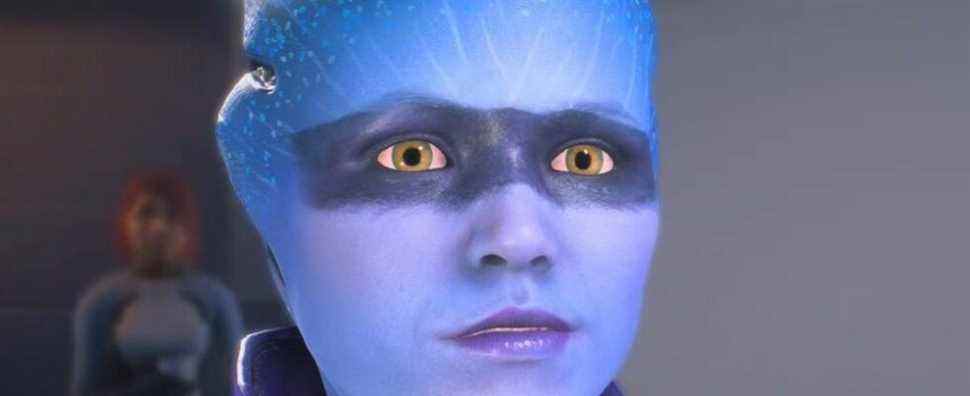 Mass Effect Andromeda Asari PeeBee Pictured In Dialogue