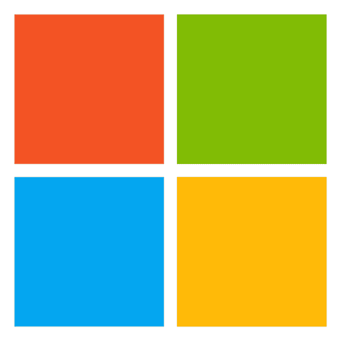 Microsoft Logo Carré Transparent