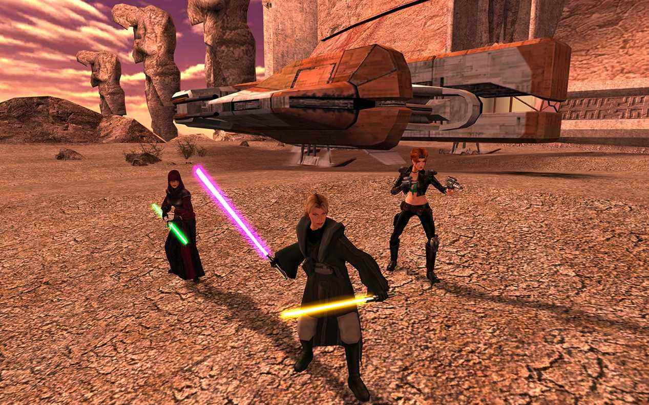 Les médias de jeux de films télévisés Star Wars modernes ne sont toujours pas à la hauteur de KOTOR 2 Knights of the Old Republic II The Sith Lords at Obsidian Entertainment