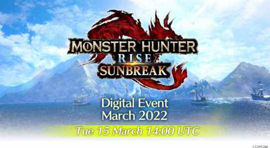 Monster Hunter Rise: Sunbreak Digital Event prévu pour le 15 mars