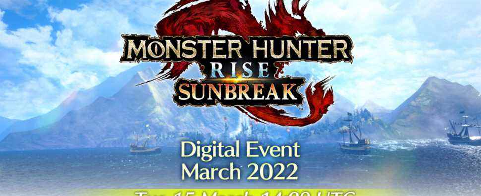 Monster Hunter Rise: Sunbreak Digital Event prévu pour le 15 mars