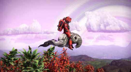 No Man's Sky vous permet désormais de chevaucher des créatures volantes dans la mise à jour Prisms