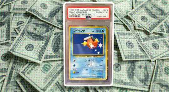 Quelqu'un a dépensé 120 000 $ sur une carte Pokémon Magicarpe très rare