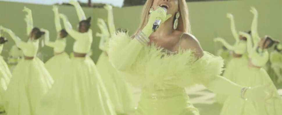 Regardez la superbe performance de Beyonce aux Oscars de sa chanson du roi Richard