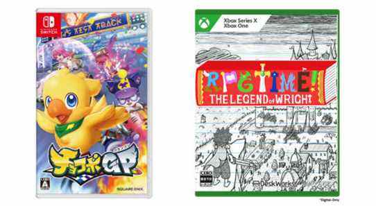 Sorties de jeux japonais de cette semaine : Chocobo GP, RPG Time !  La Légende de Wright, plus
