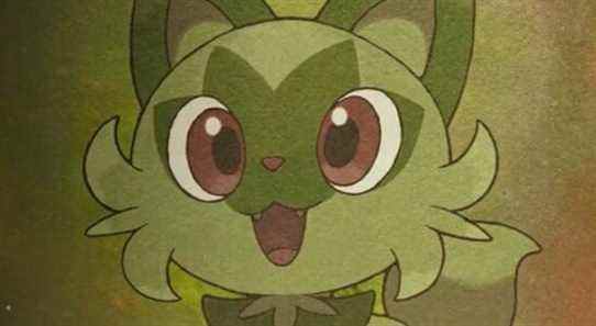 Tout le monde aime Sprigatito, le nouveau démarreur de Pokémon chat de mauvaises herbes