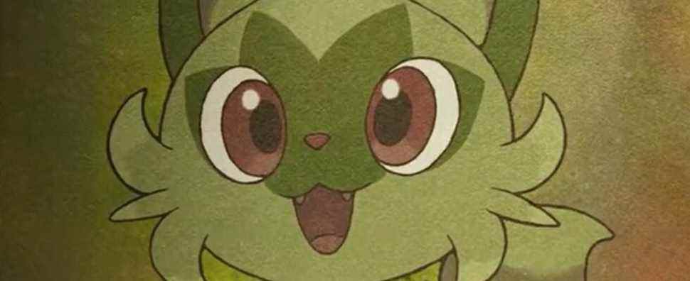 Tout le monde aime Sprigatito, le nouveau démarreur de Pokémon chat de mauvaises herbes