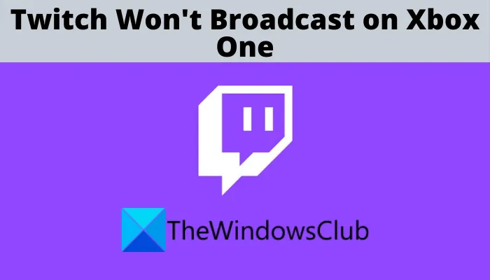 Twitch ne sera pas diffusé sur Xbox One