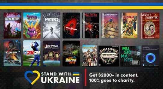 Ukraine Humble Bundle propose Satisfactory, Back 4 Blood et des dizaines d'autres jeux
