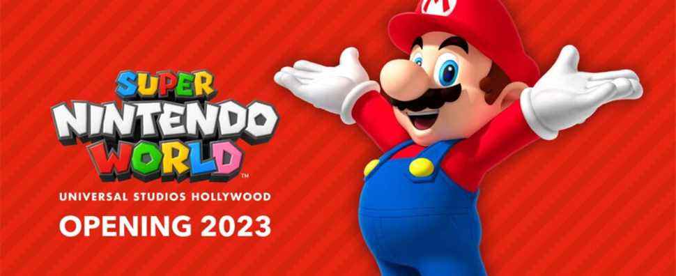 Universal Studios Hollywood révèle l'ouverture de Super Nintendo World 2023