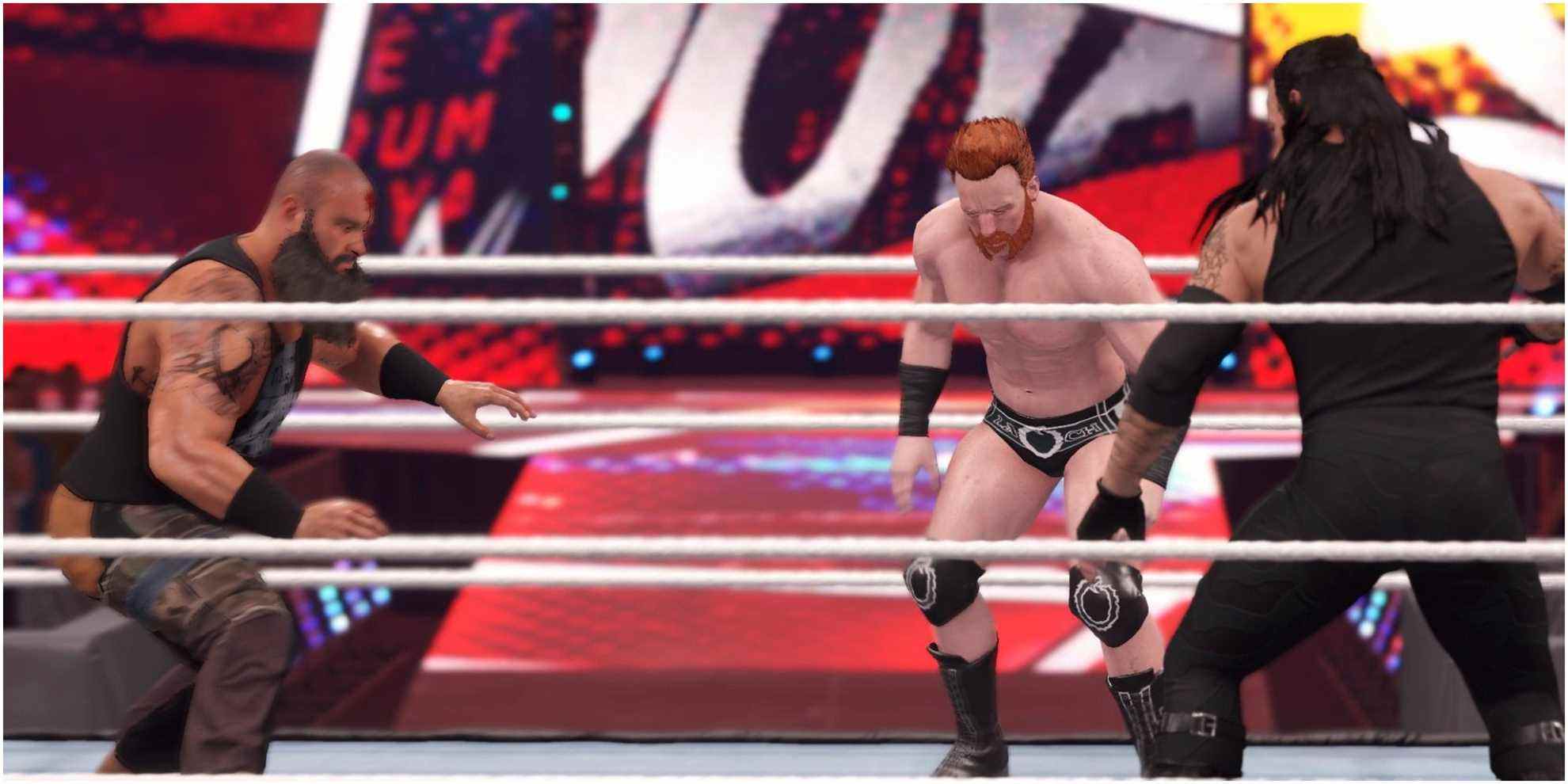 WWE 2K22 Braun Shemus et Undertaker s'affrontent