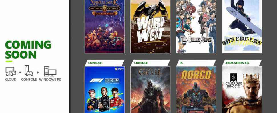 Xbox Game Pass ajoute Zero Escape: The Nonary Games, Shredders, Weird West, plus fin mars
