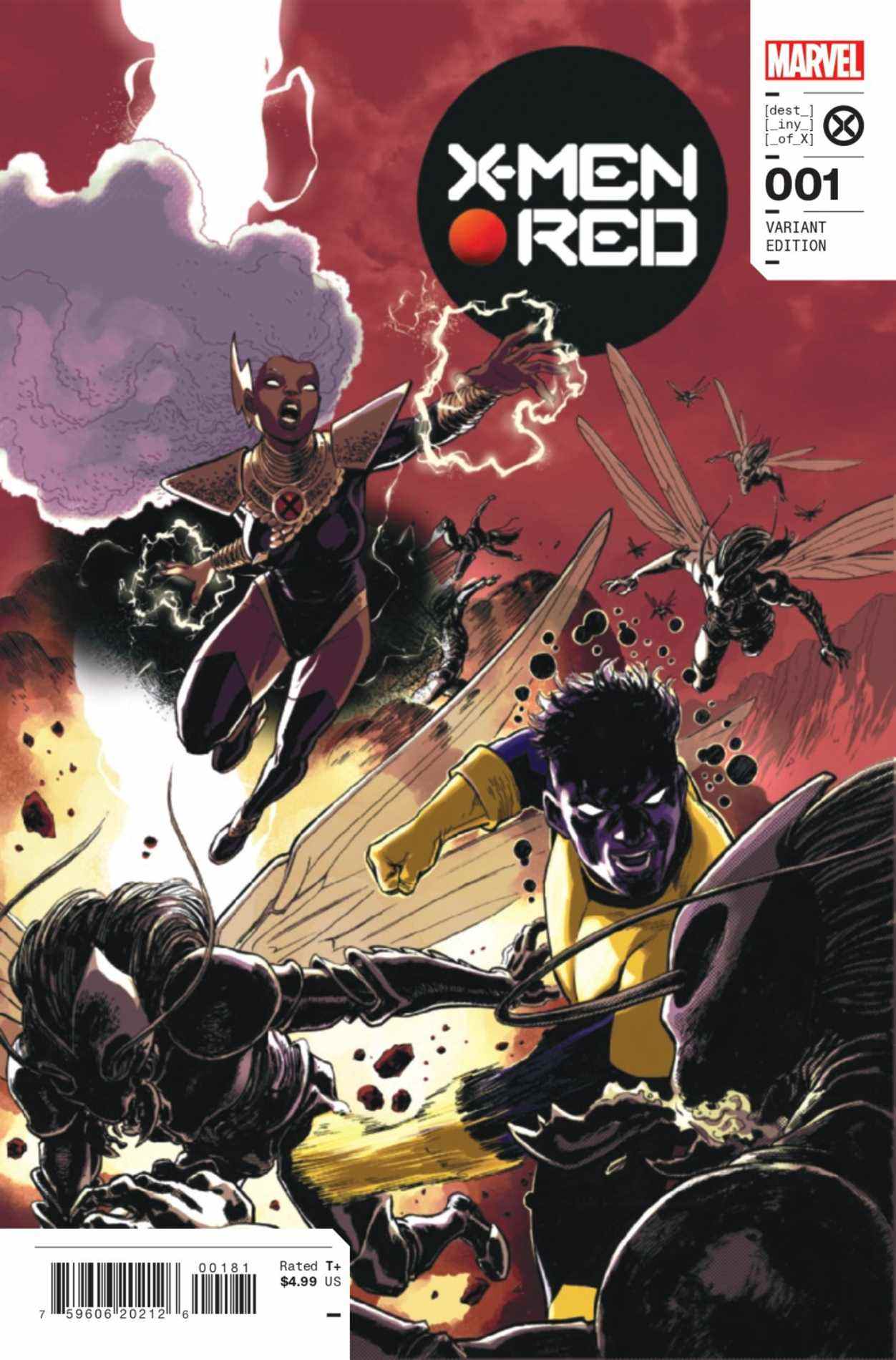 Couvertures de la variante X-Men Red # 1