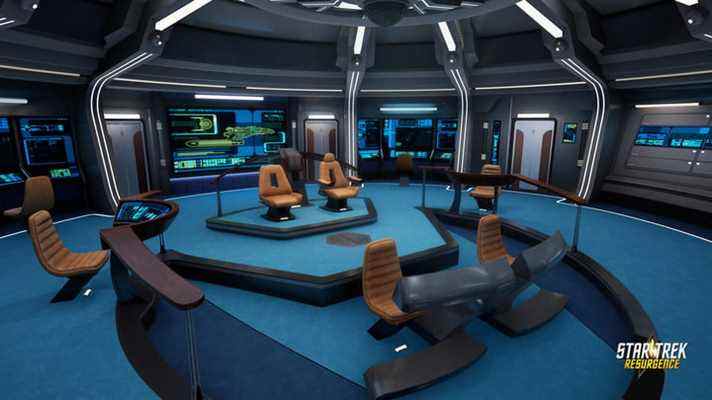 Le pont de l'USS Resolute dans Star Trek Resurgence.