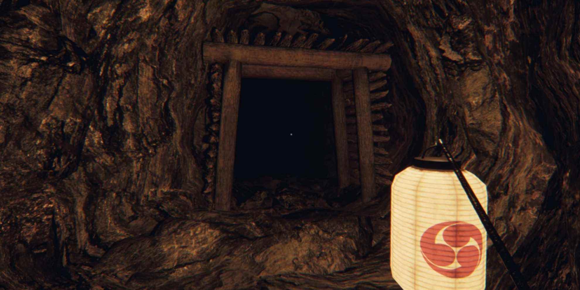 Prendre une lanterne à travers les tunnels