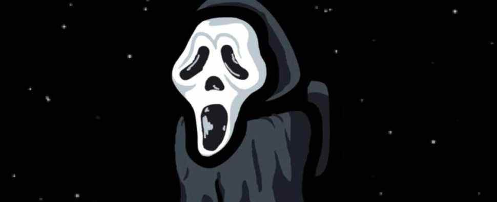 Ghostface from Scream as a skin in Among Us