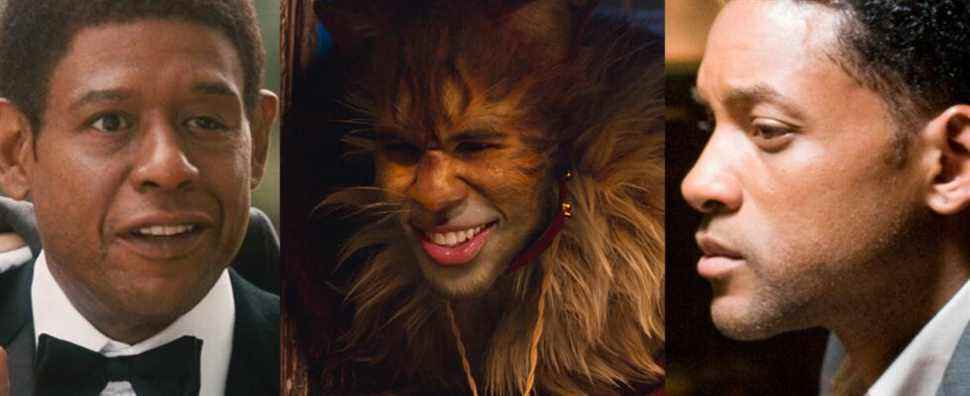Cecil showing up to work in The Butler; Jason Derulo in Cats; Will Smith in Seven Pounds