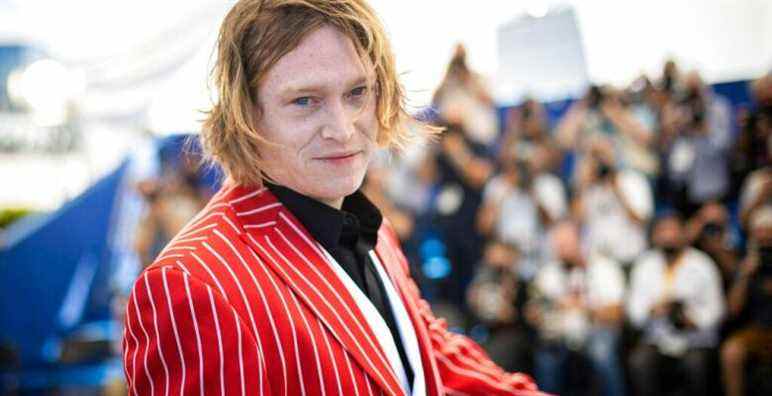 Caleb Landry Jones poses for photographers at the photo call for the film 'Nitram' at the 74th international film festival, Cannes, southern France, Saturday, July 17, 2021. (Photo by Vianney Le Caer/Invision/AP)