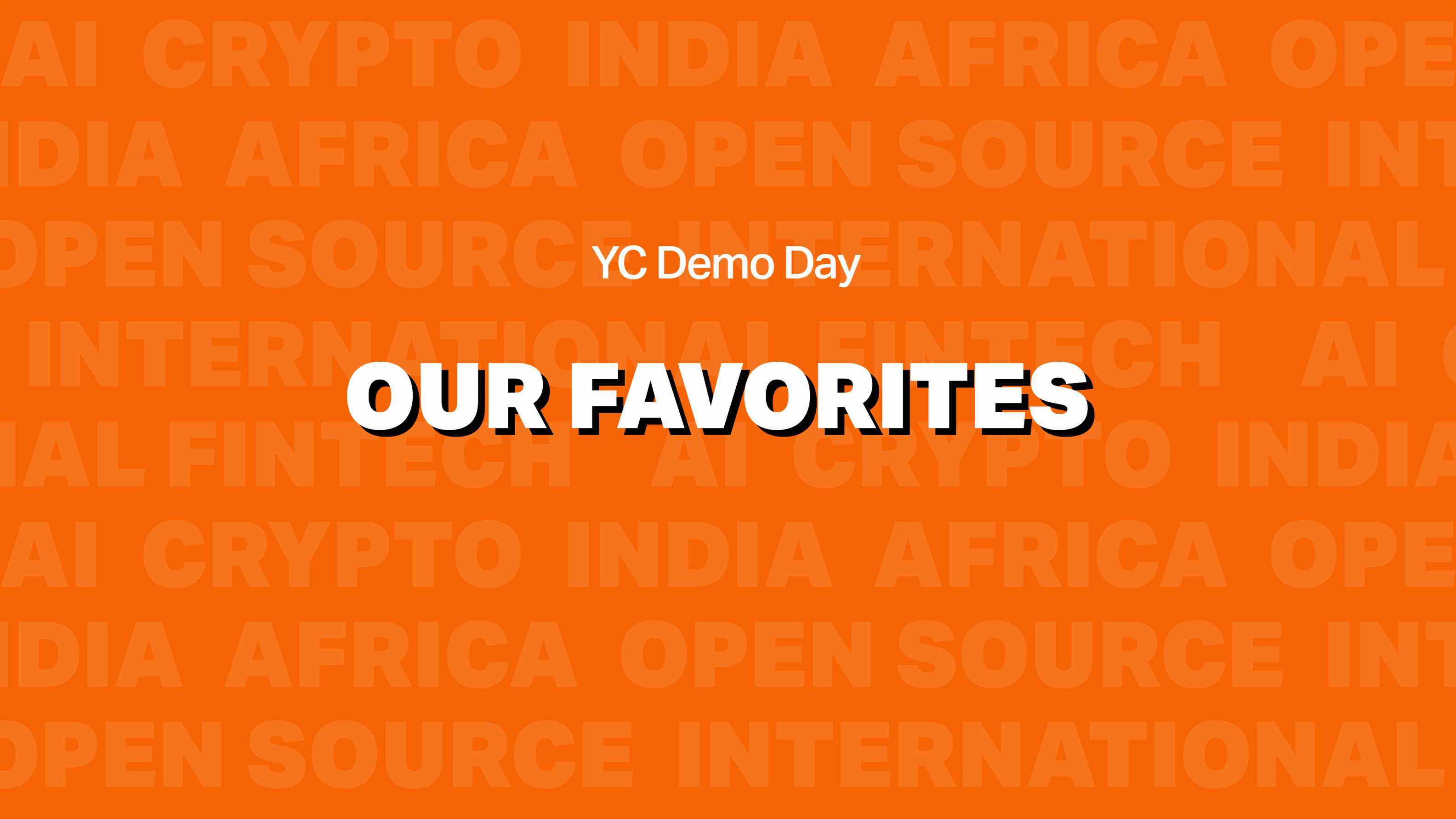 Les favoris du YC Demo Day