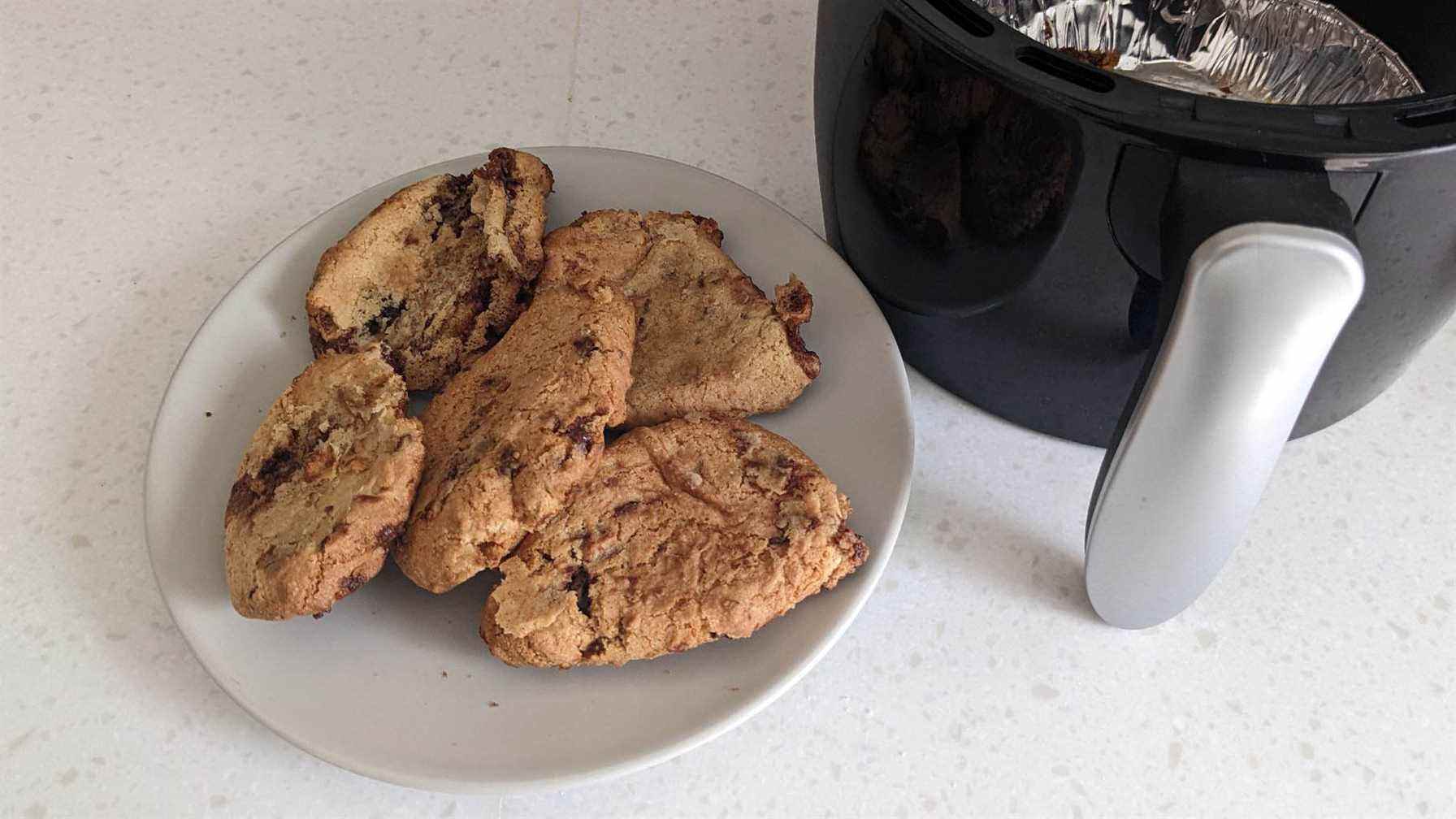 Biscuits cuits à la friteuse à air