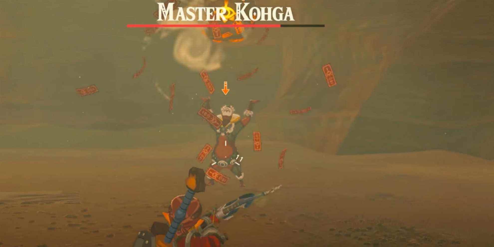 Zelda BOTW Link Shooting Master Kohga