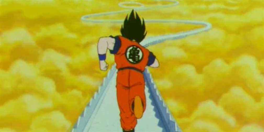 Goku sur Snake Way dans Dragon Ball Z