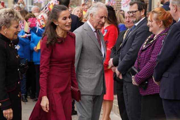 La reine Letizia et le prince Charles