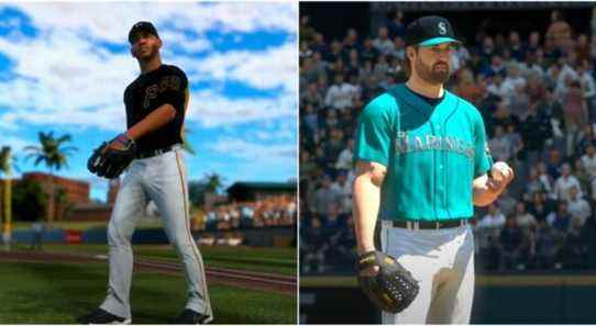 MLB The Show 22 Best Teams For Starting Pitchers Collage