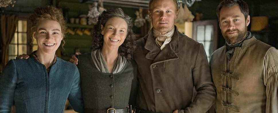 Outlander révèle un premier aperçu du tournage de la saison 7 de Caitríona Balfe et Sam Heughan