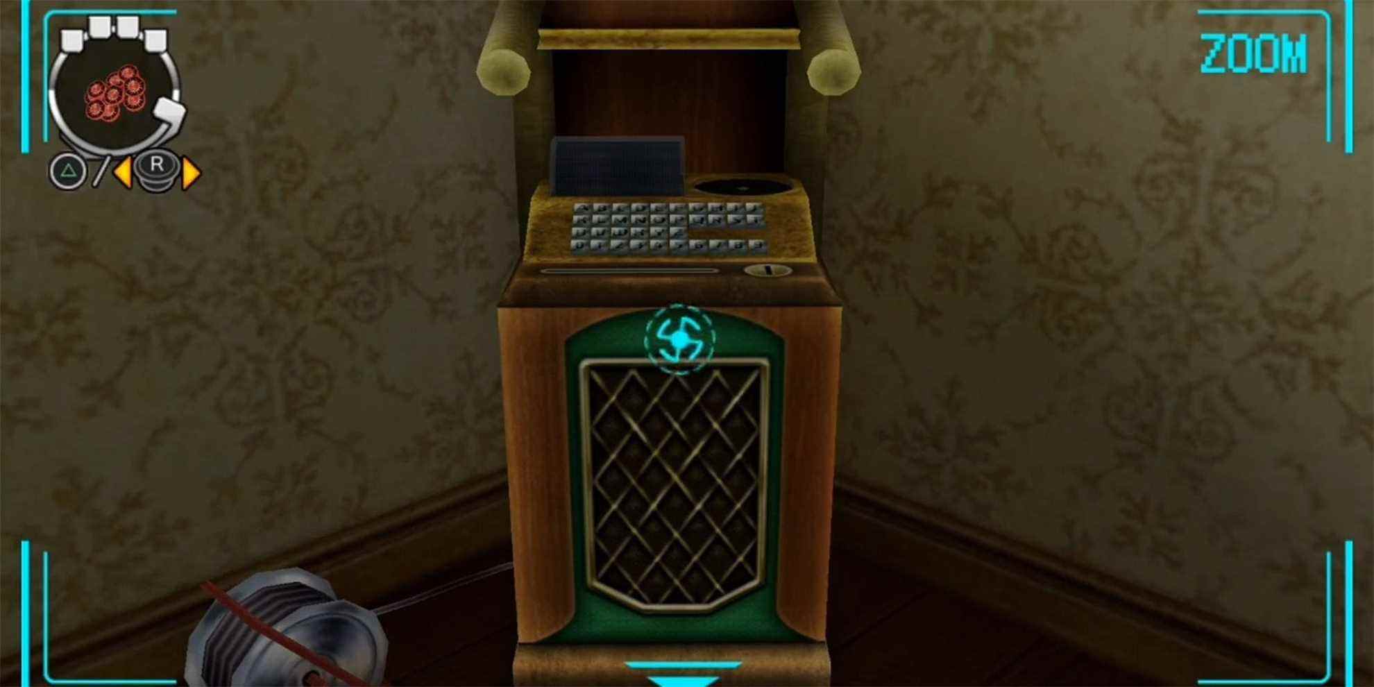 juke-box de salle de jeux pour sélectionner des chansons à l'aide de pièces de monnaie