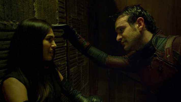 Elektra et Matt démasqués l'un avec l'autre dans la saison 2 de Daredevil