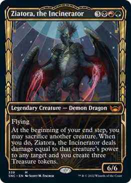 Ziatora, l'incinérateur est un dragon démon à 6/6 et un autre légendaire.