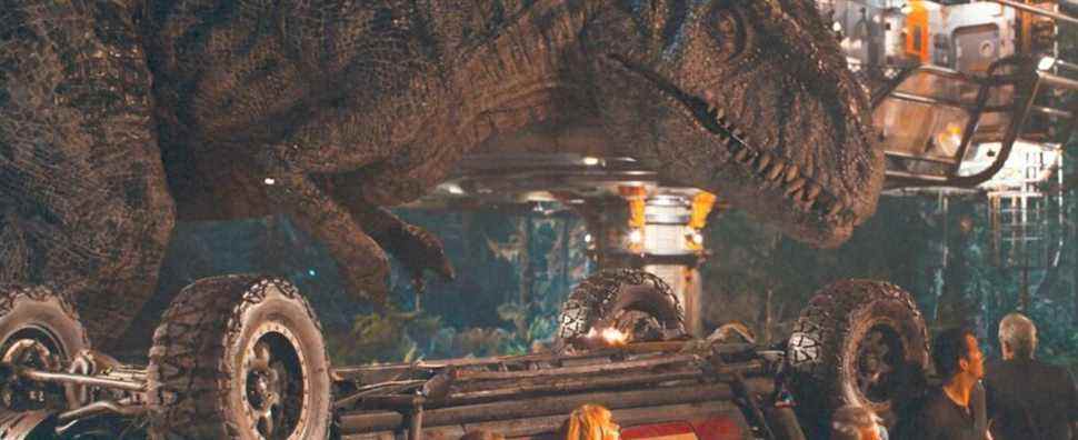 Jurassic World Dominion Images révèle un dinosaure géant surnommé le « Giga »