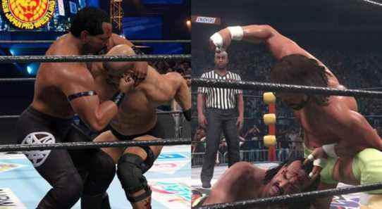 WWE 2K22 Simmons v Austin - Savage v the Snake
