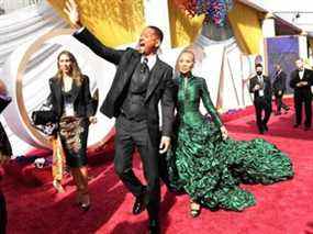 Will Smith et Jada Pinkett Smith assistent à la 94e cérémonie des Oscars au Dolby Theatre à Hollywood, Californie, le 27 mars 2022.
